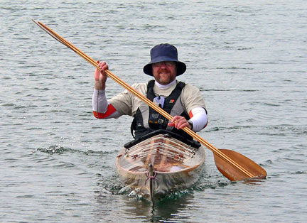 Baidarka WoodStrip Sea Kayak designed by Rob Macks, baidarka plans